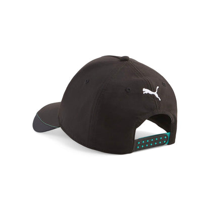 Jockey Puma Mercedes Benz Petronas Amg Team Negro, detalle interior y de la visera