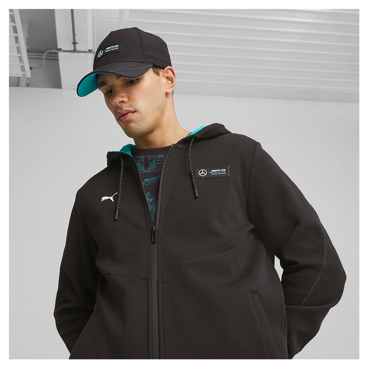 Jockey Puma Mercedes Benz Petronas Amg Team Negro