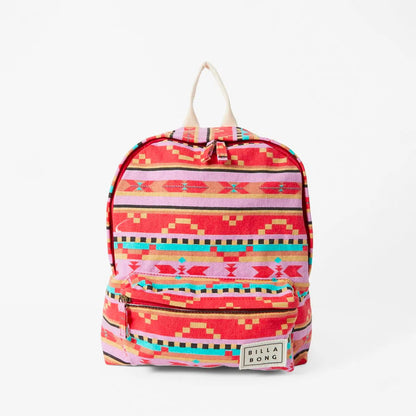 Mochila Billabong Mujer Mini Mama Canvas, vista frontal en ángulo