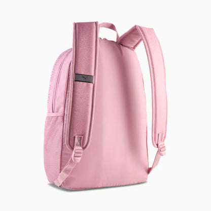 Mochila Puma Phase II rosado intenso, vista frontal