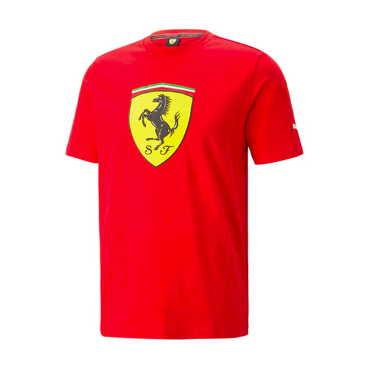 Polera Puma Ferrari Big Shield Rojo