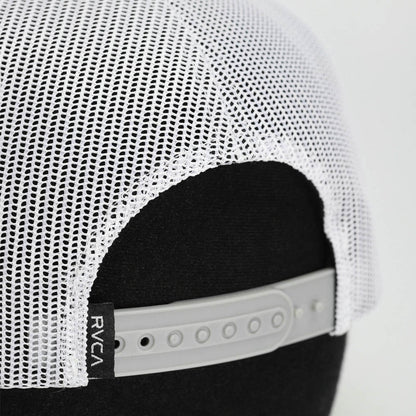 Gorra trucker RVCA Va All The Way Cap Gris, vista trasera