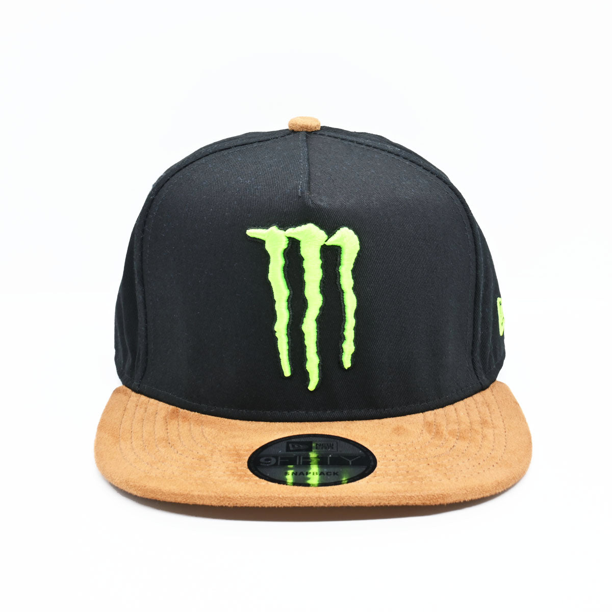Snapback Jockey Monster Energy Gamuza Negro