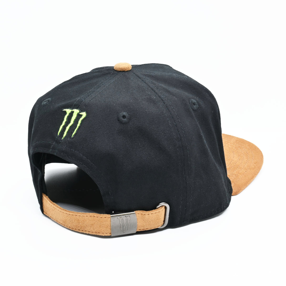 Snapback Jockey Monster Energy Gamuza Negro