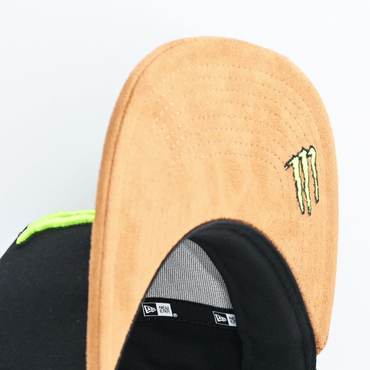 Snapback Jockey Monster Energy Gamuza Negro