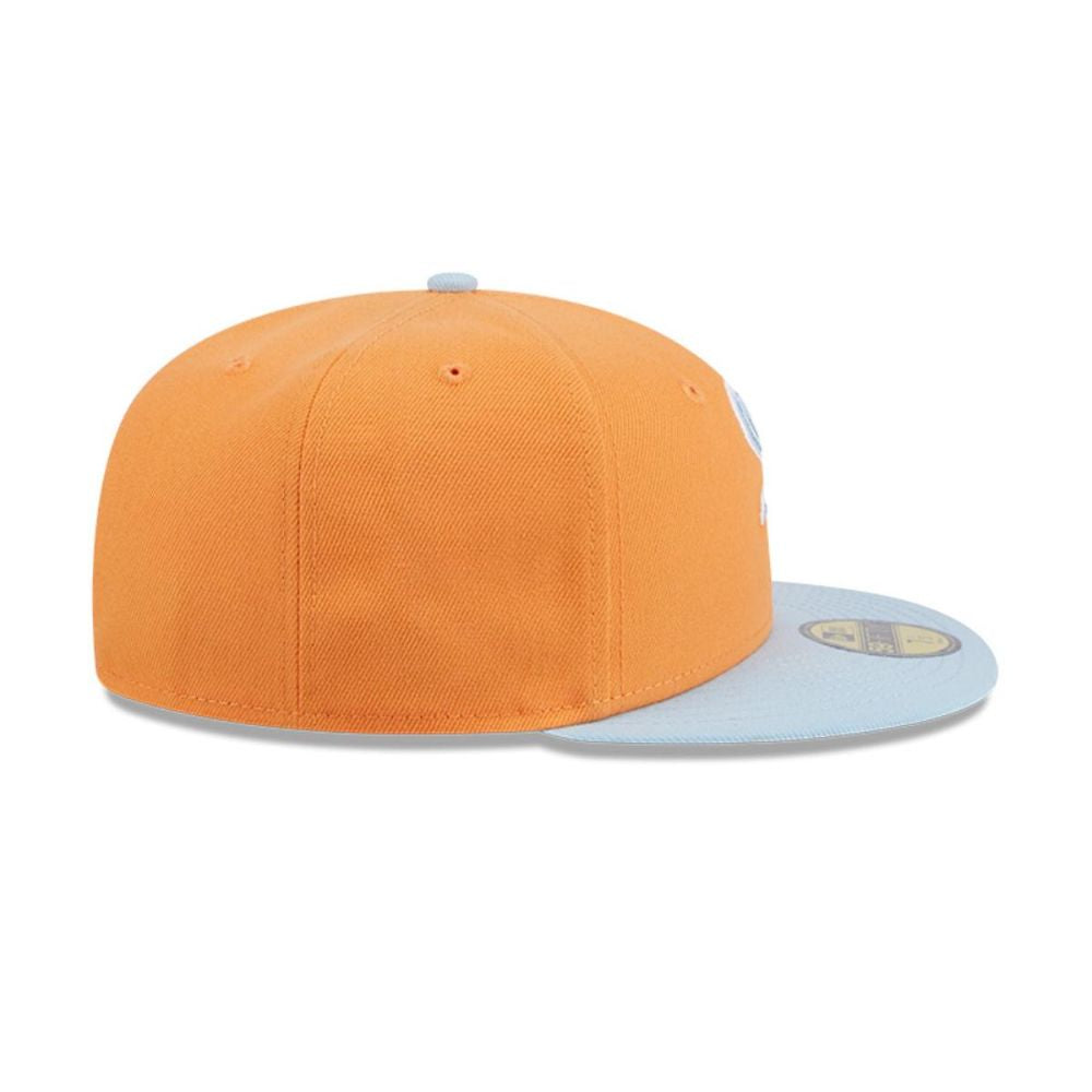 Snapback New Era 59FIFTY MLB Chicago White Sox Color Pack naranjo, vista trasera
