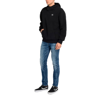 Polerón O'Neill Hoddie Polar Hombre, detalle del logo y tejido