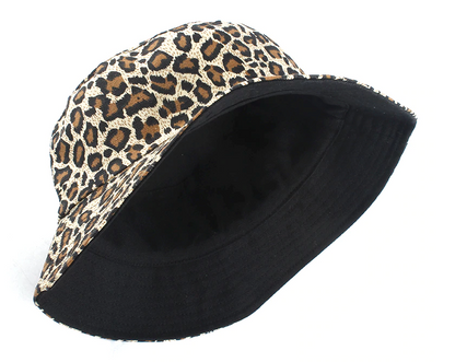 Sombrero bucket La Cap Company Animal Print Claro, vista posterior