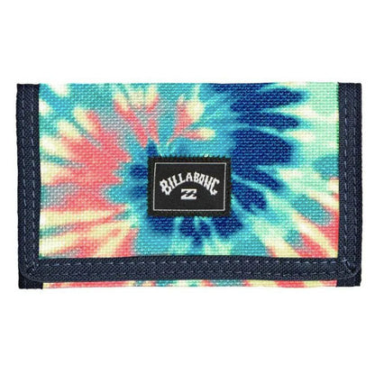 Billetera Billabong Atom Wallet Tie Dye, vista exterior frontal