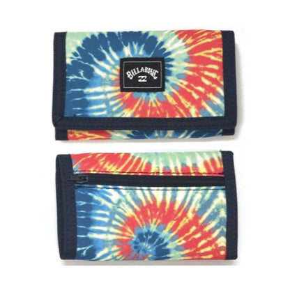 Billetera Billabong Atom Wallet Tie Dye, vista exterior posterior