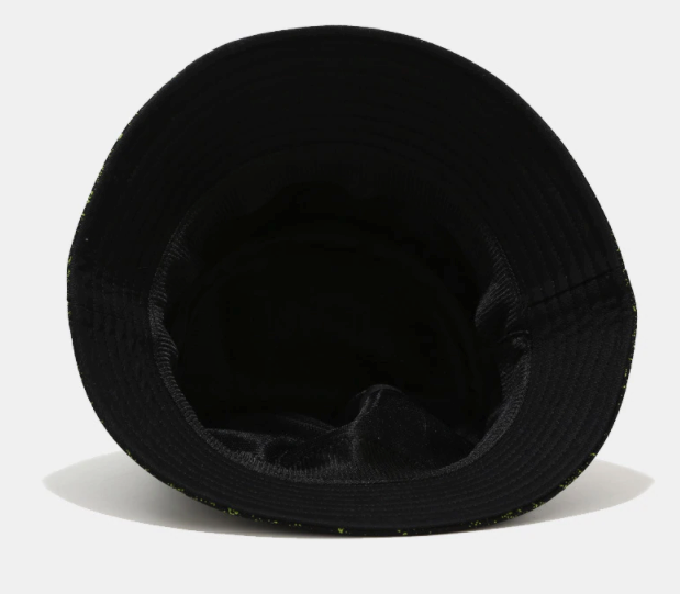 Gorra Verano - Bucket Negro Pintas Blancas