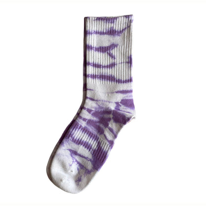 Calcetín La Cap Company Tie Dye Lila, vista frontal del producto