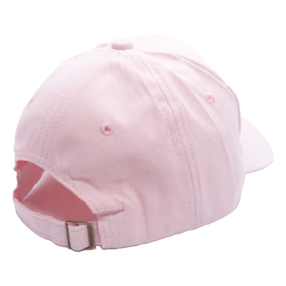 Gorra de béisbol La Cap Company Gamuza Rosa, vista trasera