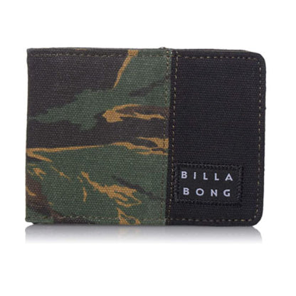 Billetera Billabong Hombre Tides Wallet camuflaje, vista exterior frontal