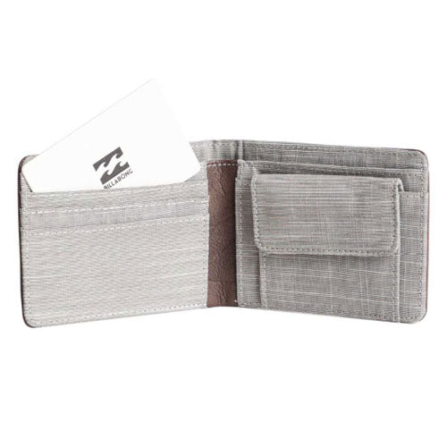 Billetera Billabong Hombre Tides Wallet Gris
