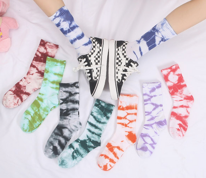 Calcetín Tie Dye - Azul